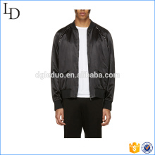 Zipper Design Pas Cher Faux Cuir PU En Cuir Hommes Veste